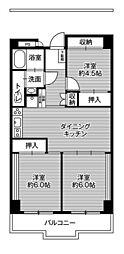 ビレッジハウス栃木日ノ出タワー1号棟 0206