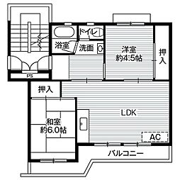 ビレッジハウス足利葉鹿2号棟 0101