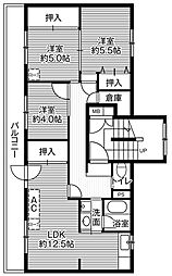 ビレッジハウス大楽毛3号棟 0302