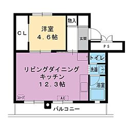 ビレッジハウス糸井1号棟 0102