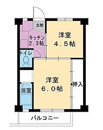 ビレッジハウス愛島5号棟 0401