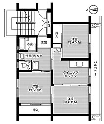ビレッジハウス北上第二1号棟 0401