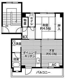 ビレッジハウス金ヶ崎1号棟 0402