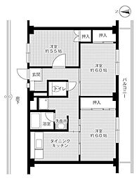 ビレッジハウス針原2号棟 0301