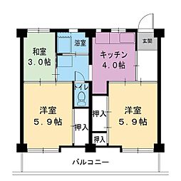 ビレッジハウス羽黒4号棟 0303