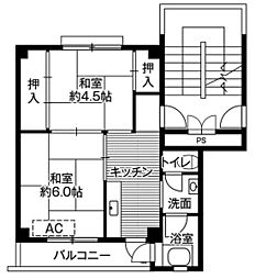 ビレッジハウス大東II2号棟 0302