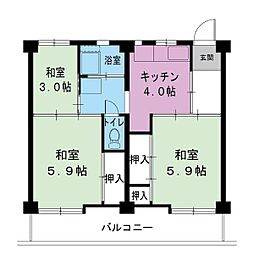 ビレッジハウス羽黒3号棟 0402
