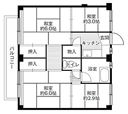 ビレッジハウス高花平1号棟 0402