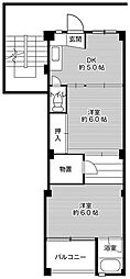 ビレッジハウス大輪1号棟 0201