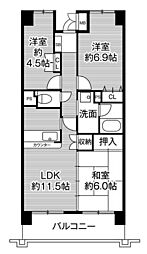 ビレッジハウス京ヶ峰タワー1号棟 0204