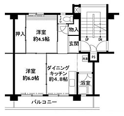 ビレッジハウス鳴滝11号棟 0201