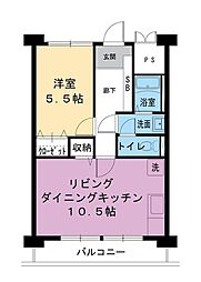 ビレッジハウス南清水タワー1号棟 0605