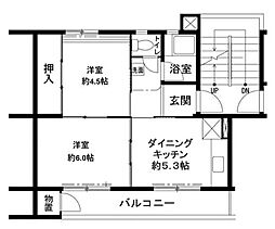 ビレッジハウス鳴滝33号棟 0202