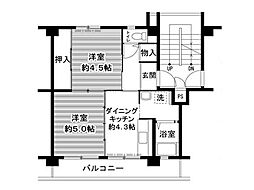 ビレッジハウス鳴滝2号棟 0105