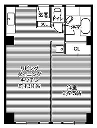 ビレッジハウス城北タワー1号棟 0706