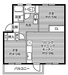 ビレッジハウス鳴滝21号棟 0304