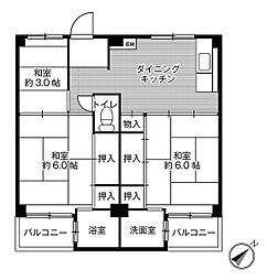 ビレッジハウス日下3号棟 0201