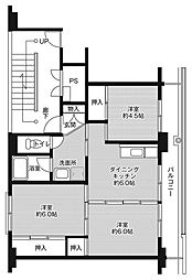 ビレッジハウス中央1号棟 0302