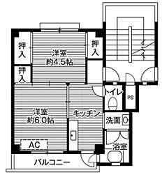 ビレッジハウス美園II6号棟 0403