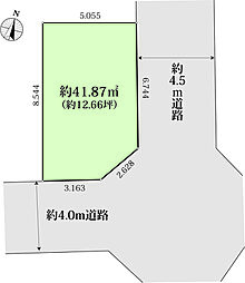 建築条件付き売地　北区豊島1丁目