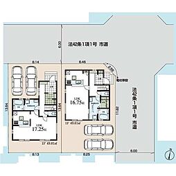 東村山市富士見町3丁目　新築戸建・LDK17帖超