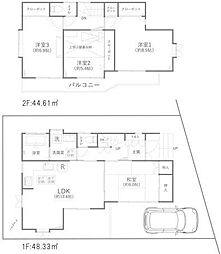 清瀬市旭が丘1丁目　中古戸建・南向き