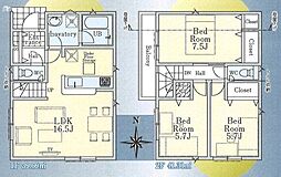 西東京市柳沢5丁目　新築戸建・リビングイン階段