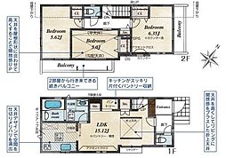 東久留米市浅間町3丁目　新築戸建・太陽光パネル