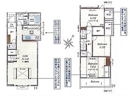 東久留米市中央町4丁目　新築戸建・LDK21帖超