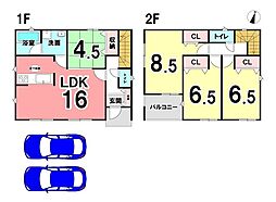 新築戸建 葵区岳美 第3 全3棟
