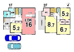 新築戸建 葵区瀬名中央2丁目 全4棟