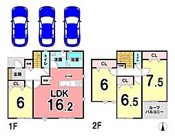 新築戸建 清水区三保25-1期  全2棟