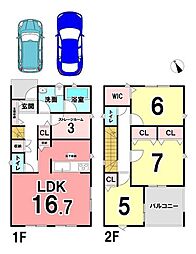 新築戸建 葵区羽鳥 第12 全2棟