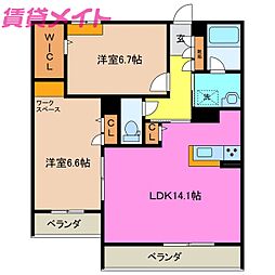 シャーメゾンステージ富田Ｂ