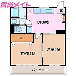 コーポグリーンＦＵＫＵＴＡ