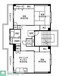 ビレッジハウス大島2号棟 (502号室)