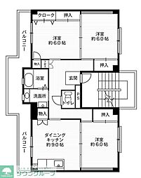 ビレッジハウス大島1号棟 (408号室)