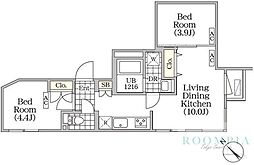 ＢＲＩＣＫ　ＲＥＳＩＤＥＮＣＥ　目黒本町 407