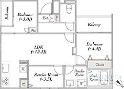 ルミークアン桜新町 102