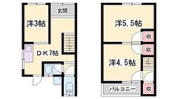 中野田2戸1借家