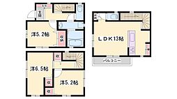 姫路市野里上野町2丁目貸家