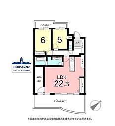 LDK約22.3帖シンフォニアみなみが丘イーストコートD棟