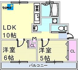 高津橋農住団地　D棟 404