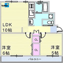 高津橋農住団地　A棟 401