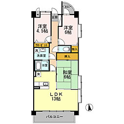 プラザハイツ二ツ屋A棟 201