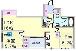プレステージ明石駅前シーサイドパレス 202