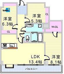 サバービアシティ21　B棟 204