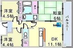 井吹東シティコート　17号棟 306A