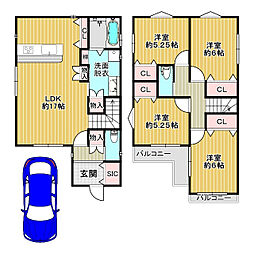 山本町南４丁目　新築戸建て　２階建