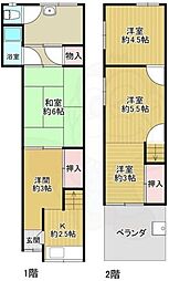 堺市北区東浅香山町２丁の一戸建て